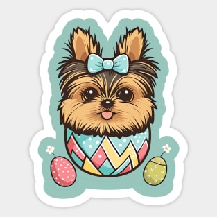 Yorkshire happy easter day Sticker